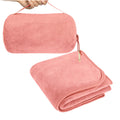 Foldable Multifunctional 2-In-1 Plush Travel Blanket