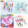 Metal Swivel Lanyard Snap Hook With Key Rings