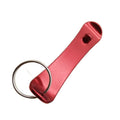 Anodized Aluminum Ski Bottle Opener Key Tag