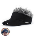 Men's Fun Sun Hat With Wig