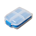 Folding 8 Compartment Travel Pill Organizer