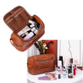 Personalized Leather Toiletry Bag