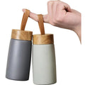 10 oz Woodgrain Insulated Mug With Carrying Handle