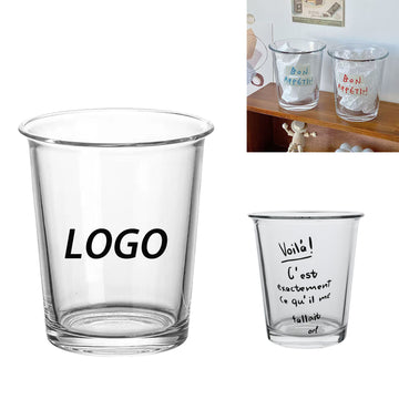 Clear Glass Cup With Flared Rim（12Oz）
