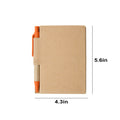 A6 Kraft Paper Notebook With Pen