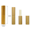 4ml Refillable Empty Bamboo Lipstick Tube/ DIY Lip Balm Tube
