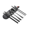 Stainless Steel Tableware Set w/Felt Bag