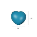 Pu Heart Shaped Stress Squeeze Ball Keychain