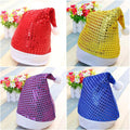 Colored Sequins Xmas Holiday Hat
