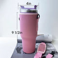 40 Oz. Adjustable Shoulder Strap Tumbler Sleeve Carrier Bag