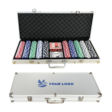 500 Dice Chip Set With Poker