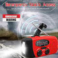 Emergency Tool Radio With Led Flashlight, 600Mah Power Bank