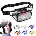 Clear PVC Waist Pack With Zipper Pocket