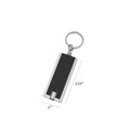 Slim Led Flashlight With Rotating Keychain