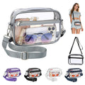 Clear PVC Crossbody Stadium Bag