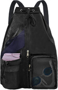 Mesh Waterproof Drawstring Backpack