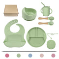 6-Pack Silicone Baby Feeding Set