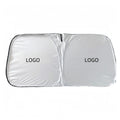 Silver Coated Fabric Car Suv Windshield Foldable Parasol
