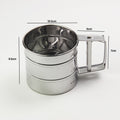 Stainless Steel Handheld Flour Sifter – Classic Baking Tool