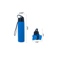21Oz Silicone Collapsible Water Bottle