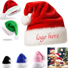 Soft Thicken Velvet Santa Hats
