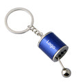6 Speed Car Manual Gear Lever Keychain