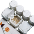 Press-Type Desktop Mini Storage Box Set Of 3 For Office