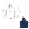Heavy-Duty Canvas Cross Back Apron