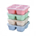 Food Box Snack Box Four Compartments Snack Plate