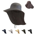 Wide Brim Fishing Hat with Neck Flap
