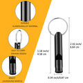 Survival Aluminum Whistle With Key Chain