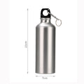 22 Oz Aluminum Sports Water Bottle W/ Carabiner