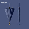 16-Rib Straight Shaft Automatic Umbrella