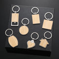 Bamboo-Metal Keychain