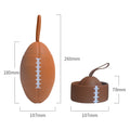 Foldable Silicone Football Water Bottles