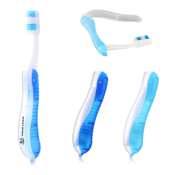Travel Toothbrush With Folding Case