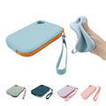 Rectangle Silicone Coin Wallet With Zipper