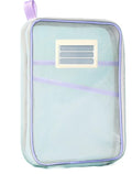 Large-Opening Mesh Zipper Student Pencil Case