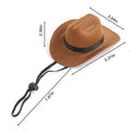 Mini Pet Cowboy Hat