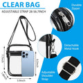 Transparent Waterproof Crossbody Shoulder Bag