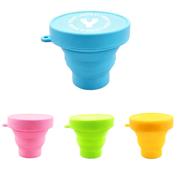 Portable Foldable Silicone Mouthwash Cup