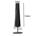Oxford Fabric Patio Umbrella Cover With Zipper, Fits7-11Feet