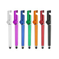 Promotional 3-in-1 Ballpoint Pen w/ Phone Stand & Stylus
