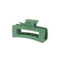 Large Square Matte Hair Clip for Ladies