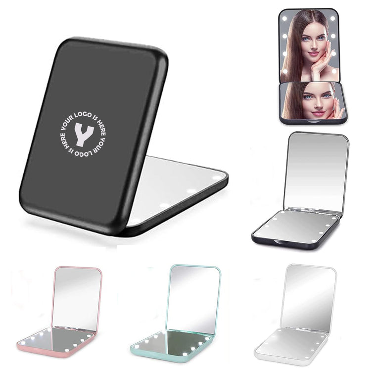 Pocket Makeup Mirror with Light