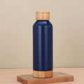 17Oz Bamboo Vacuum Insulated Bottle With Carry Handle