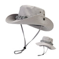 Sun Hat Wide Brim Boonie Hat with Drawstring