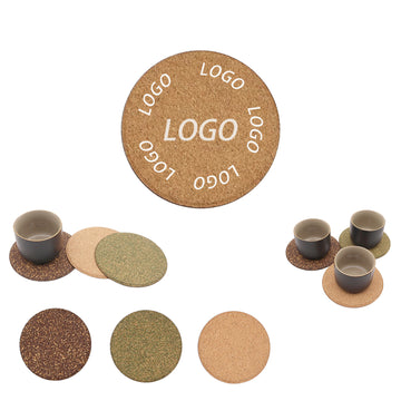 Natural Cork & Recycled Tea Coaster