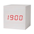 Wooden Voice-Controlled Silent Electronic Clock