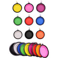 Full Color Pet Dog Bowl w/Carabiner